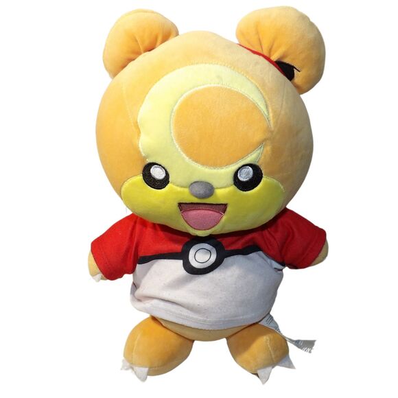Pokémon Build-a-Bear Plush Figures Yellow Gold/Bab‎ Pokeball Hoodie - Picture 1 of 3